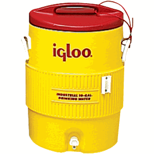 Sport Supply Group MSIGLO10 Igloo 10 Gallon Yellow Cooler  Coaches Aids Coolers