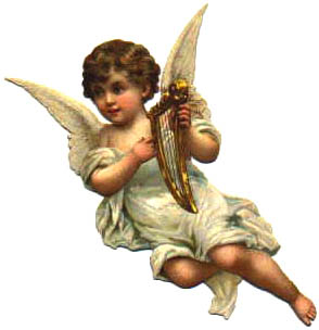 angel child with harp