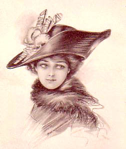 Victorian lady sketch